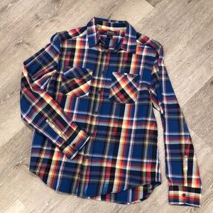 Boys Polo Ralph Lauren Flannel button down plaid.